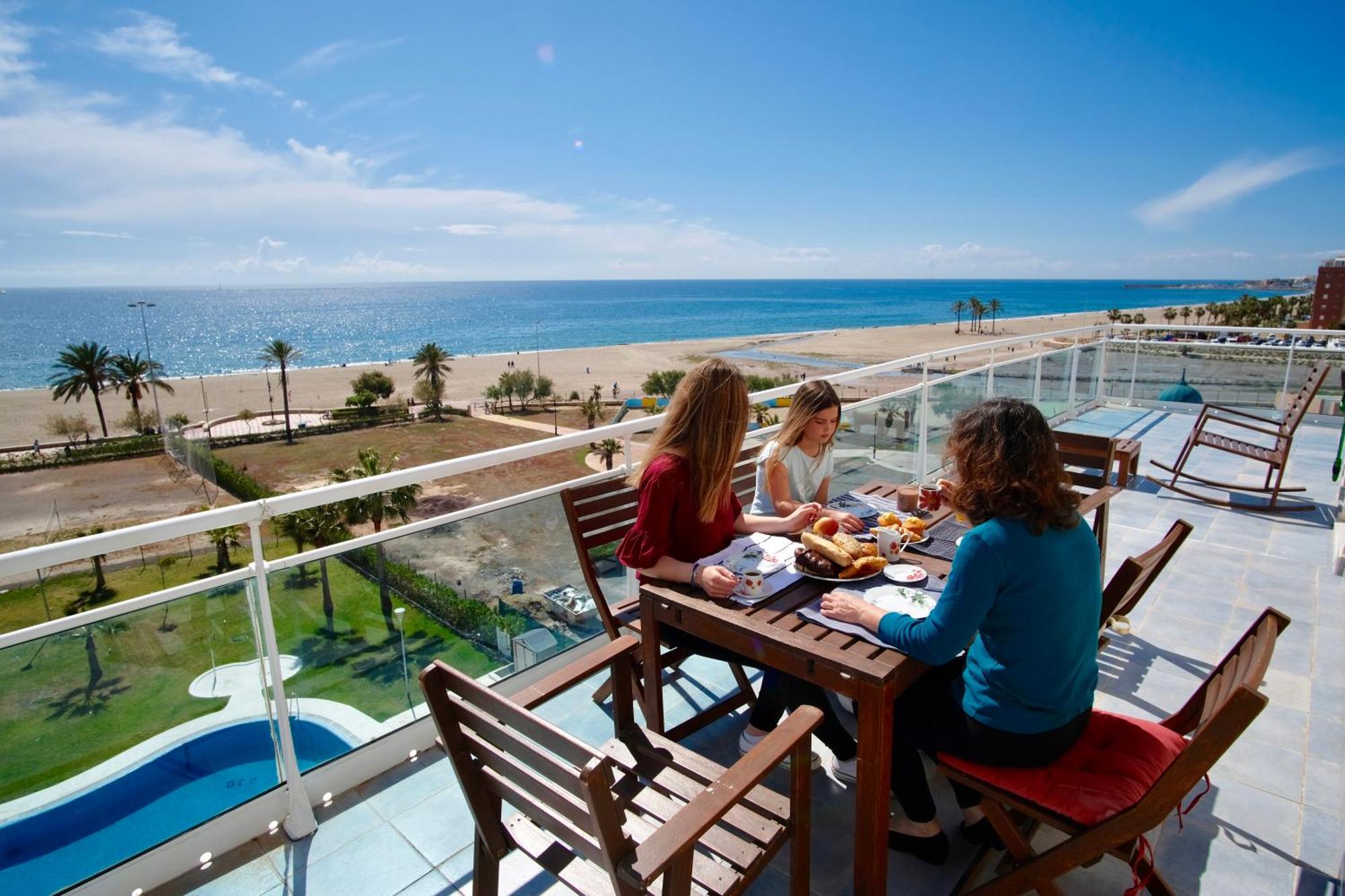 Seafront Penthouse Almeria Roquetas de Mar Exterior foto