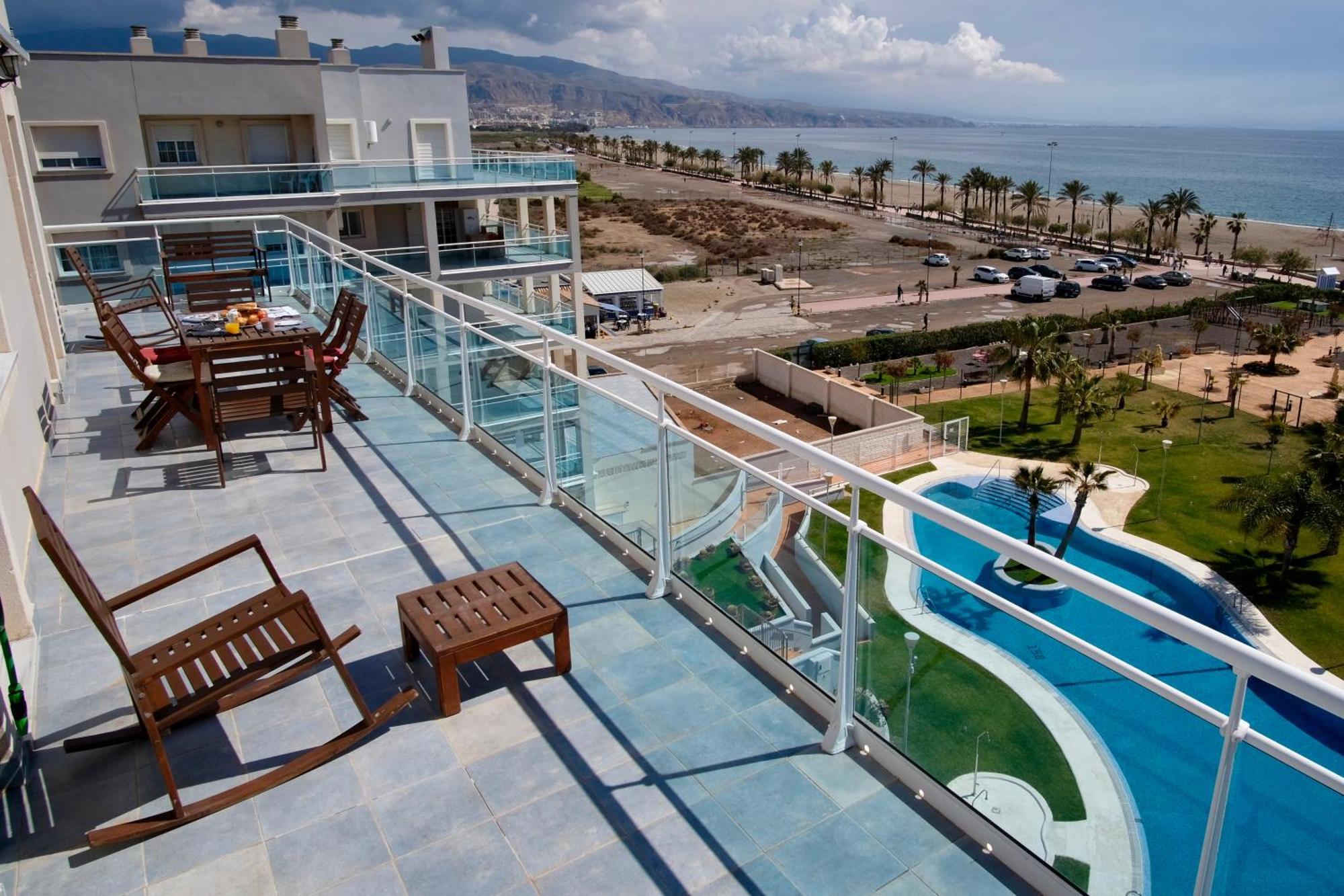 Seafront Penthouse Almeria Roquetas de Mar Exterior foto